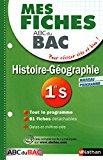 Image du vendeur pour Histoire Gographie Premire S : Mes Fiches Abc Du Bac mis en vente par RECYCLIVRE