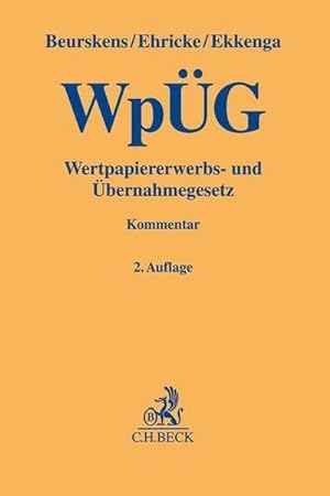 Seller image for Wertpapiererwerbs- und bernahmegesetz (WpG), Kommentar for sale by AHA-BUCH GmbH