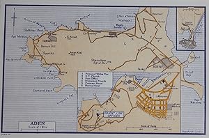 Map of Aden [with notes].