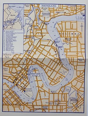 Map of Brisbane [with notes].