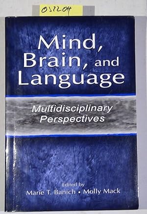 Bild des Verkufers fr Mind, Brain, and Language: Multidisciplinary Perspectives zum Verkauf von Antiquariat Trger