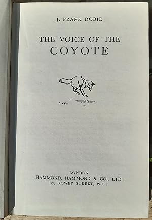 Seller image for The Voice of the Coyote for sale by Ampersand Books