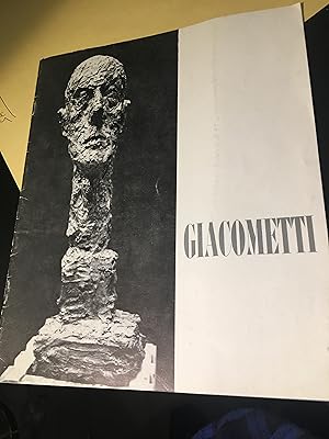 Seller image for Alberto Giacometti. A Loan Exhibition. Feb 2 - March 4, 1963 for sale by Bristlecone Books  RMABA