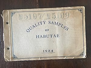 Quality Samples og Habutae No. 5197 / No. 5199 1934