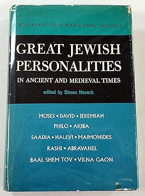 Great Jewish Personalities in Ancient and Medieval Times