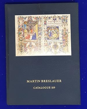 Imagen del vendedor de Catalogue One Hundred and Nine. Published on the occasion of the 90th anniversary of the firm of Martin Breslauer, Inc. [ Martin Breslauer, Inc., bookseller's catalogue 109, 1988 ] a la venta por Wykeham Books