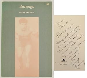 Bild des Verkufers fr Durango (Signed First Edition) zum Verkauf von Jeff Hirsch Books, ABAA
