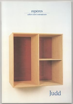 Image du vendeur pour Donald Judd: Reperes mis en vente par Jeff Hirsch Books, ABAA