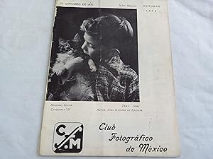 Seller image for Club fotogrfico de Mxico. Octubre, 1950. Vol. II. Nmero 10 for sale by Librera "Franz Kafka" Mxico.