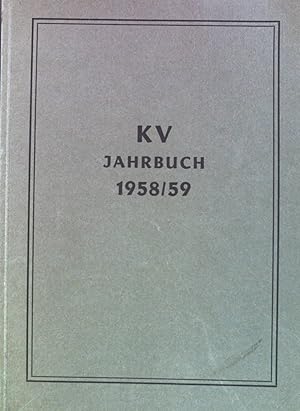 Imagen del vendedor de KV-Jahrbuch: Die Mitglieder und die Angehrigen des KV und des KV. a la venta por books4less (Versandantiquariat Petra Gros GmbH & Co. KG)