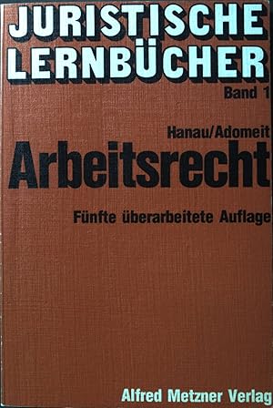 Bild des Verkufers fr Arbeitsrecht. Juristische Lernbcher ; 1. zum Verkauf von books4less (Versandantiquariat Petra Gros GmbH & Co. KG)