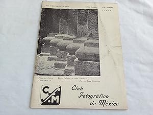 Seller image for Boletn. Club fotogrfico de Mxico. Septiembre, 1950. Vol. II. Nmero 9 for sale by Librera "Franz Kafka" Mxico.