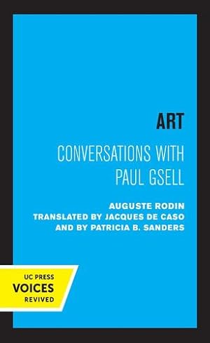 Seller image for Art: Conversations with Paul Gsell (Quantum Books) by Rodin, Auguste [Paperback ] for sale by booksXpress