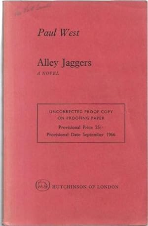 Seller image for Alley Jaggers Uncorrected Proof Copy on proofing paper. for sale by City Basement Books