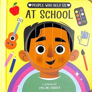 Seller image for People who help us: At School by words&pictures [Board book ] for sale by booksXpress