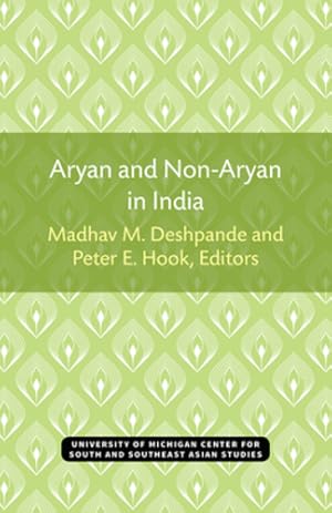 Imagen del vendedor de Aryan and Non-Aryan in India (Michigan Papers on South and Southeast Asia) [Paperback ] a la venta por booksXpress