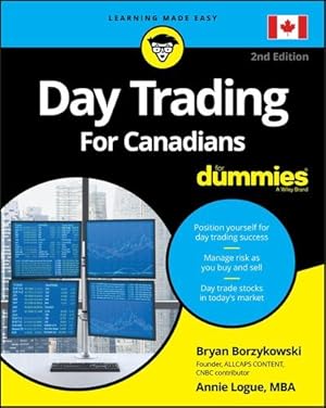Seller image for Day Trading For Canadians For Dummies by Logue, Ann C., Borzykowski, Bryan [Paperback ] for sale by booksXpress