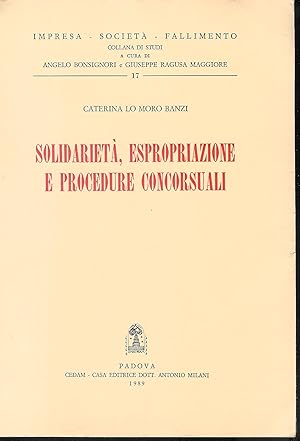 Immagine del venditore per Solidariet�, espropriazione e procedure concorsuali venduto da MULTI BOOK