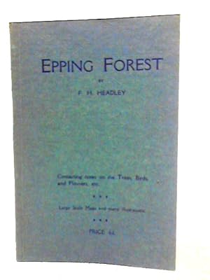 Image du vendeur pour Epping Forest mis en vente par World of Rare Books