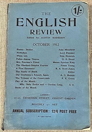 Seller image for The English Review, October 1912 for sale by My Book Heaven