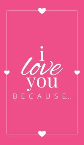 Imagen del vendedor de I Love You Because: A Pink Hardbound Fill in the Blank Book for Girlfriend, Boyfriend, Husband, or Wife - Anniversary, Engagement, Wedding, Valentine's Day, Personalized Gift for Couples (Gift Books) by Llama Bird Press [Hardcover ] a la venta por booksXpress