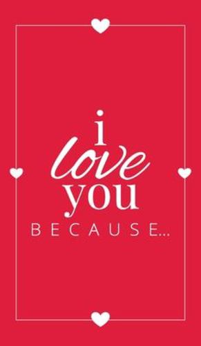 Imagen del vendedor de I Love You Because: A Red Hardbound Fill in the Blank Book for Girlfriend, Boyfriend, Husband, or Wife - Anniversary, Engagement, Wedding, Valentine's Day, Personalized Gift for Couples (Gift Books) by Llama Bird Press [Hardcover ] a la venta por booksXpress