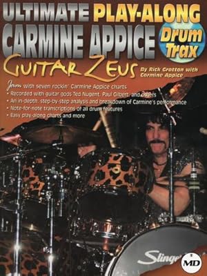 Bild des Verkufers fr Ultimate Play-Along - Carmine Appice Drum Trax: Jam with Seven Rockin' Carmine Appice Charts by Appice, Carmine, Gratton, Rick [Paperback ] zum Verkauf von booksXpress