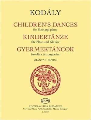 Bild des Verkufers fr Children's Dances: for Flute and Piano [Paperback ] zum Verkauf von booksXpress