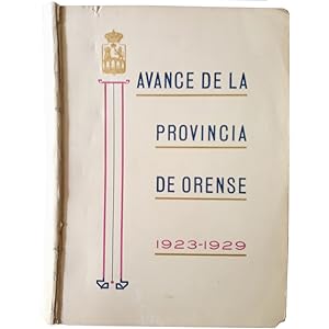 AVANCE DE LA PROVINCIA DE ORENSE. 1923-1929