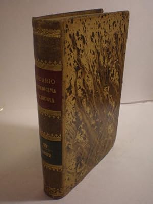 Bild des Verkufers fr Anuario de medicina y ciruga prcticas. Tomo Dcimo Noveno. Para 1882. Resumen de los trabajos prcticos ms importantes publicados en 1881 zum Verkauf von Librera Antonio Azorn