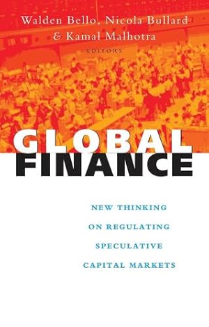 Bild des Verkufers fr Global Finance: New Thinking on Regulating Speculative Capital Markets [Soft Cover ] zum Verkauf von booksXpress
