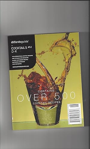 Immagine del venditore per Diffordsguide Cocktails " 5.2 D-K venduto da abibliodocs