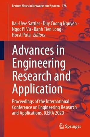 Bild des Verkufers fr Advances in Engineering Research and Application: Proceedings of the International Conference on Engineering Research and Applications, ICERA 2020 (Lecture Notes in Networks and Systems, 178) [Paperback ] zum Verkauf von booksXpress