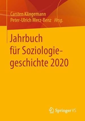 Seller image for Jahrbuch f¼r Soziologiegeschichte 2020 (German Edition) [Paperback ] for sale by booksXpress