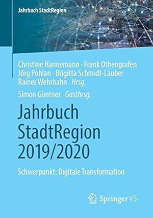 Immagine del venditore per Jahrbuch StadtRegion 2019/2020: Schwerpunkt: Digitale Transformation (German Edition) [Paperback ] venduto da booksXpress