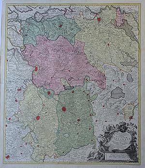 Bild des Verkufers fr Nova Tabula Geographica exhibens Ducatum Brabantiae (.) zum Verkauf von Antiquariaat Dat Narrenschip