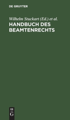 Seller image for Handbuch des Beamtenrechts (German Edition) [Hardcover ] for sale by booksXpress