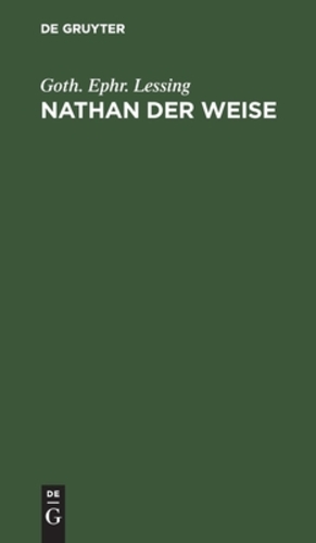Bild des Verkufers fr Nathan der Weise (German Edition) [Hardcover ] zum Verkauf von booksXpress