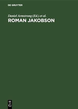 Seller image for Roman Jakobson [Hardcover ] for sale by booksXpress