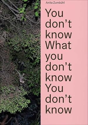 Seller image for Anita Zumb ¼hl: You Donâ  t Know What You Donâ  t Know You Donâ  t Know by Friedli, Lena, Suter, Eveline, Morgenthaler, Daniel [Paperback ] for sale by booksXpress