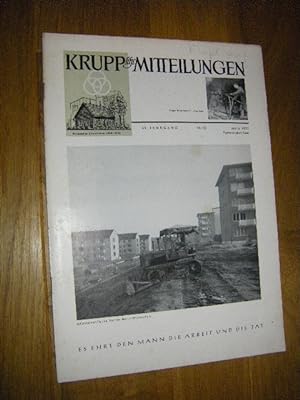 Krupp Mitteilungen. 39. Jahrgang, Nr. 1, März 1955