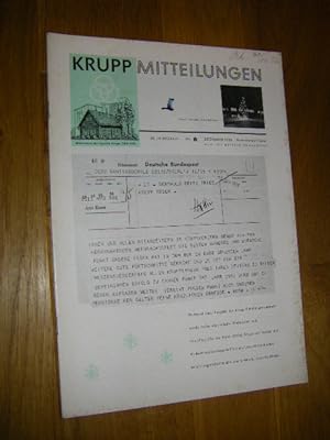 Krupp Mitteilungen. 40. Jahrgang, Nr. 5, Dezember 1956