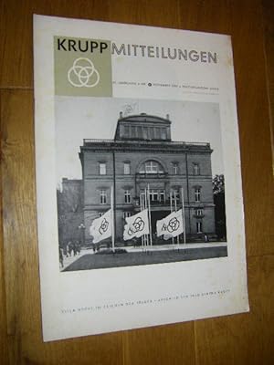 Bild des Verkufers fr Krupp Mitteilungen. 41. Jahrgang, Nr. 6, November 1957 zum Verkauf von Versandantiquariat Rainer Kocherscheidt