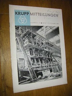 Krupp Mitteilungen. 41. Jahrgang, Nr. 3, Juni 1957