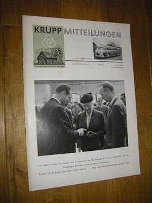 Krupp Mitteilungen. 39. Jahrgang, Nr. 2, Juli 1955