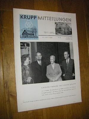 Krupp Mitteilungen. 39. Jahrgang, Nr. 3, Oktober 1955