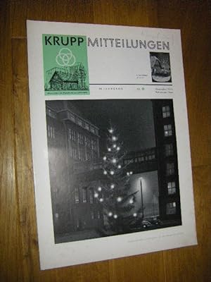 Krupp Mitteilungen. 39. Jahrgang, Nr. 4, Dezember 1955