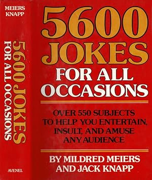 Seller image for 5600 Jokes for all occasions for sale by Biblioteca di Babele