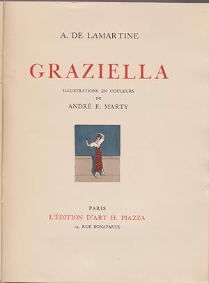 Imagen del vendedor de Graziella. Illustrations en couleurs de Andr E. Marty a la venta por Librairie l'Aspidistra