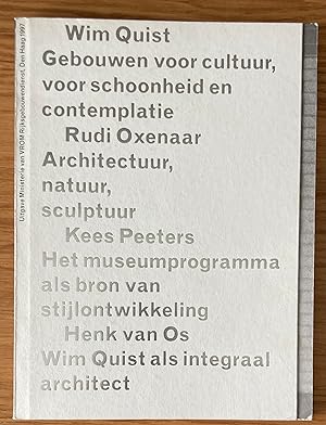 Seller image for Vier voordrachten bij het afscheid van Wim Quist als architect voor het Rijksmuseum te Amsterdam for sale by Antiquariaat Digitalis